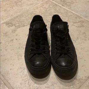 All Black Converse